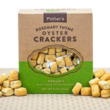 Potter's Crackers Organic Rosemary Thyme Oyster Crackers